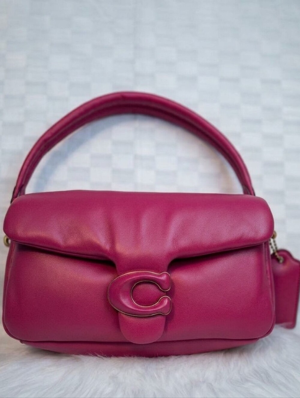 Coach Pillow Tabby Shoulder Bag 26 Red Apple